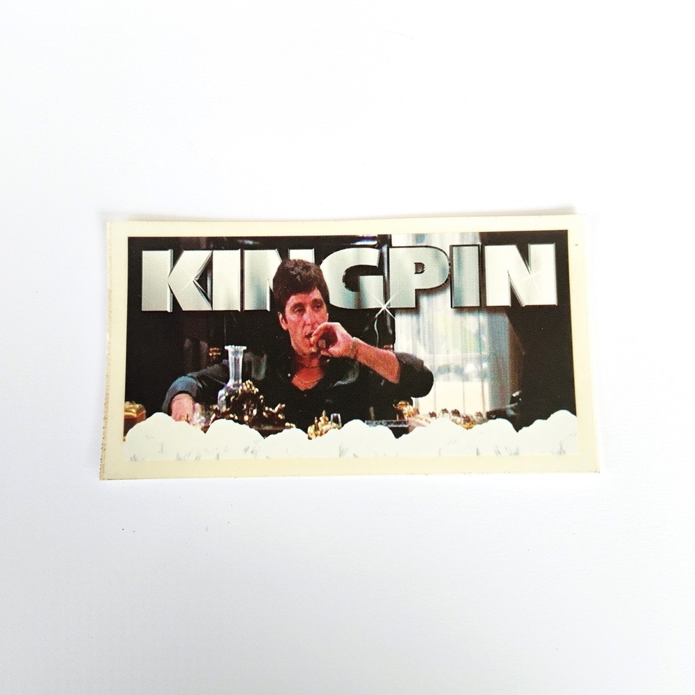 Serial Killer Clothing Kingpin 1990's Vintage Skate Surfing Sticker Streetwear